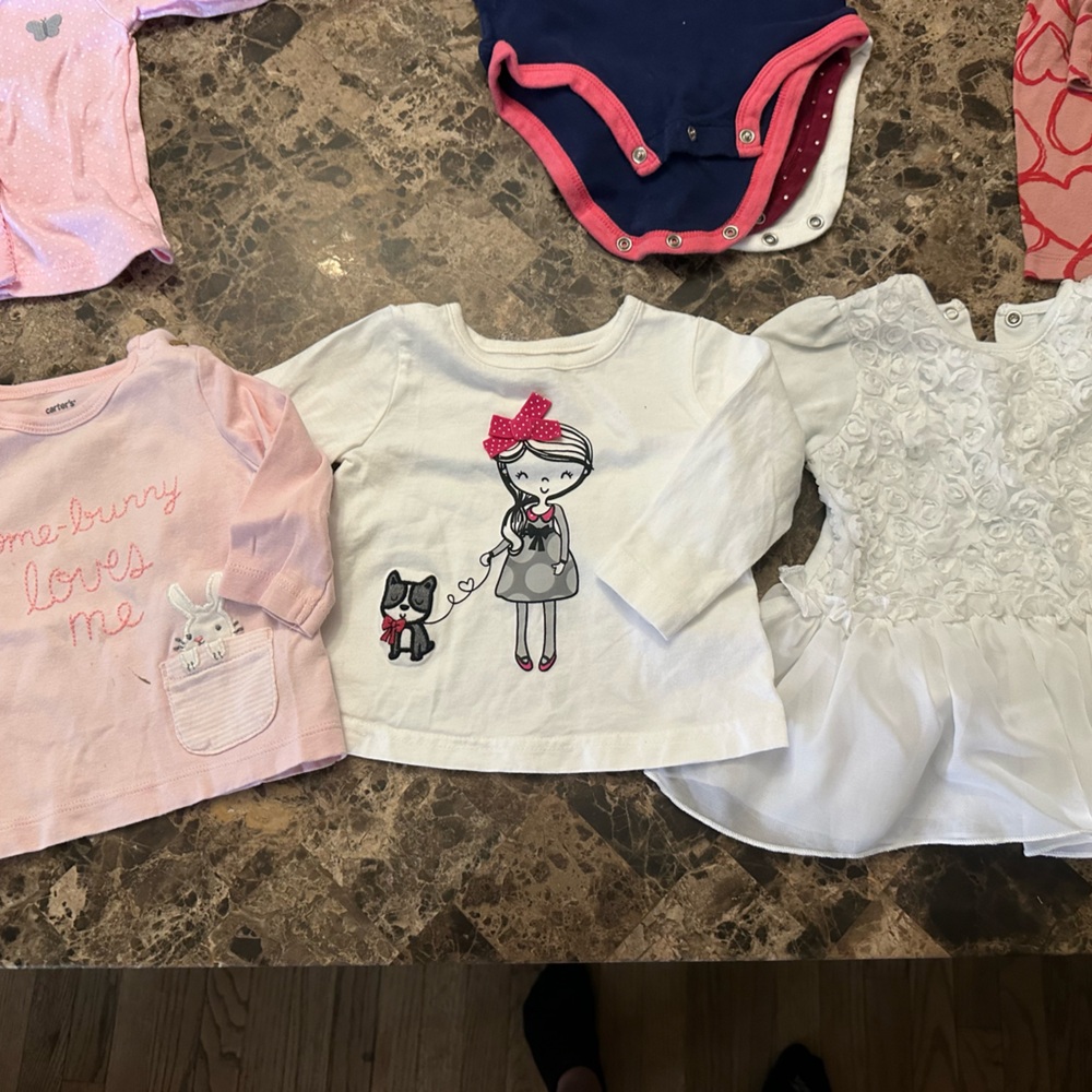6-9 month baby girl clothes bundle